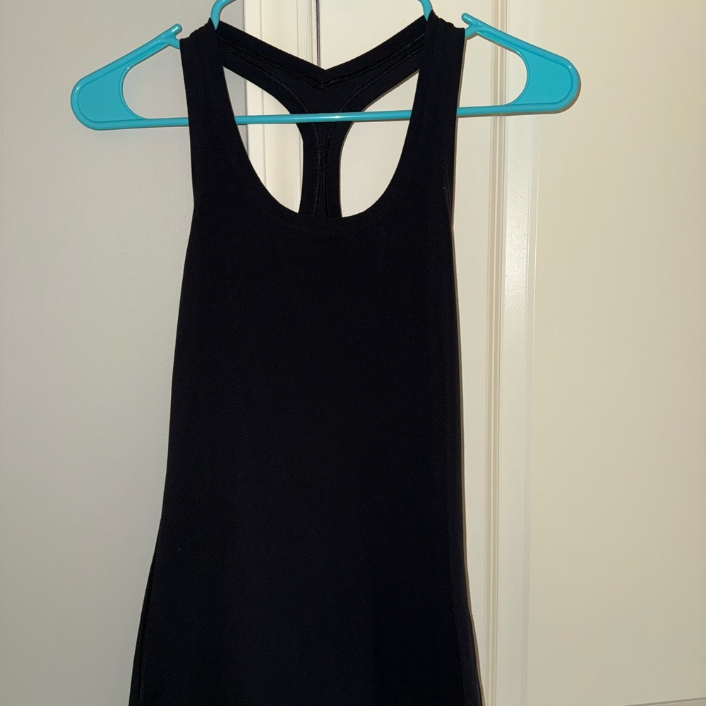 Black Racerback Tank Top